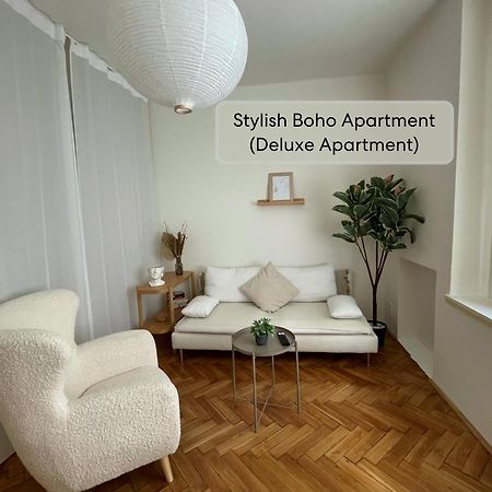 Urban Retreat I Modern Boho Apartments In Lovely Letna District - 10 Minutes From Old Town Prague Ngoại thất bức ảnh