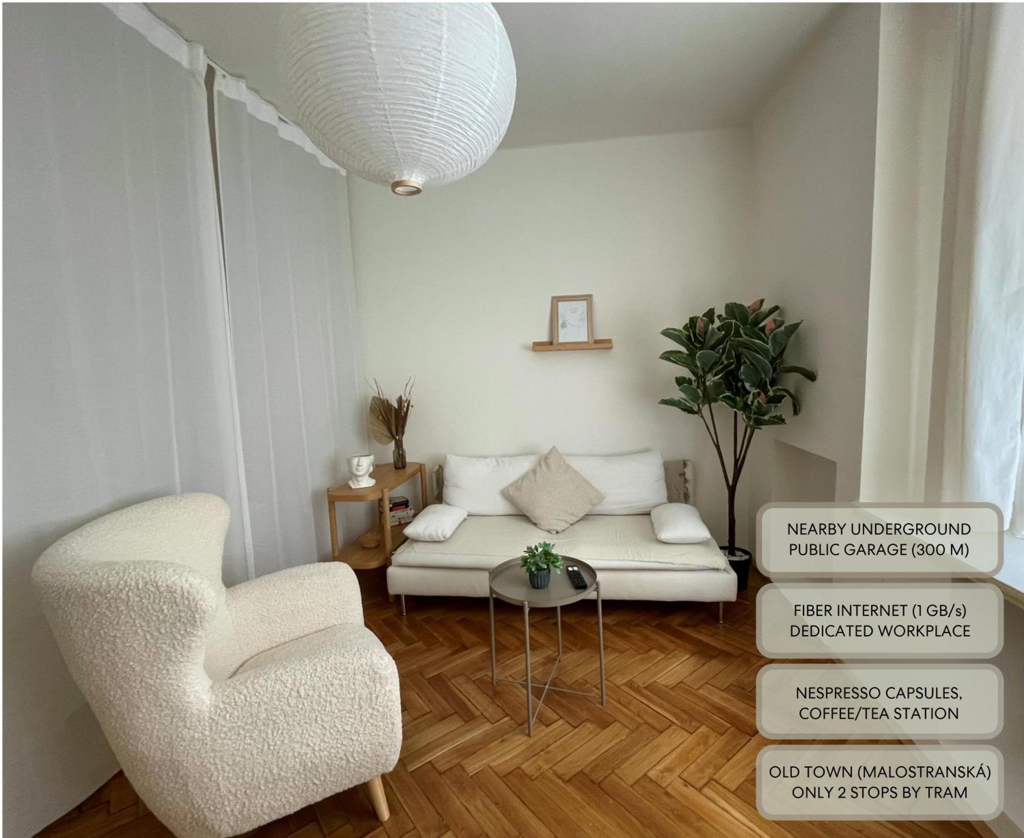 Urban Retreat I Modern Boho Apartments In Lovely Letna District - 10 Minutes From Old Town Prague Ngoại thất bức ảnh